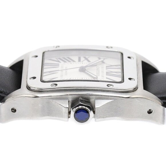 CARTIER Santos 100LM W20073X8 Silver Dial Automatic Men's Watch_898286 - Picture 5 of 6